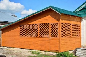 Беседка застекленная 0625