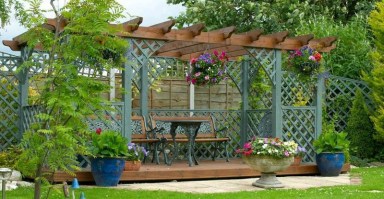 Беседка-пергола 0923