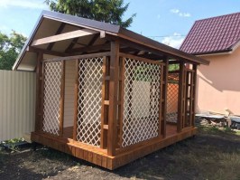 Беседка садовая из дерева 0672