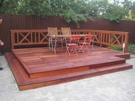 Терраса из дерева 0043