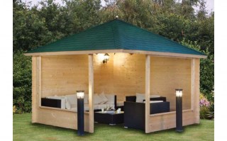 Беседка деревянная 0200