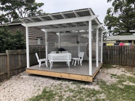 Беседка садовая из дерева 0502