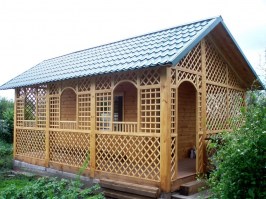 Беседка с террасой 1136