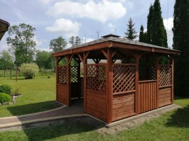 Беседка садовая из дерева 0450