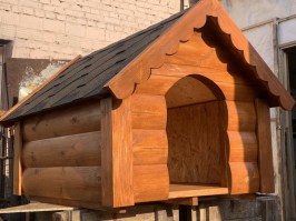 Будка деревянная для собаки 0020