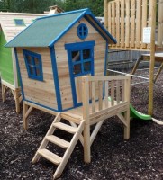 Детский деревянный домик 0119