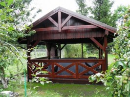 Беседка садовая из дерева 0917