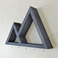 Ключница подвесная из дерева настенная 0022