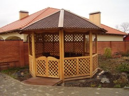 Деревянная беседка под заказ 0646
