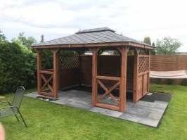 Беседка садовая из дерева 0481