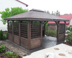 Беседка садовая из дерева 0222