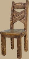 Стул под старину из дерева 0001