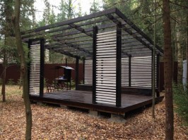 Беседка садовая из дерева 0996