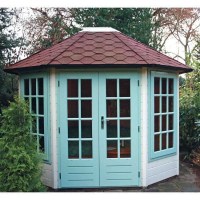 Беседка застекленная закрытого типа 0565