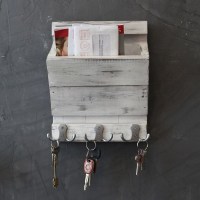 Ключница подвесная из дерева настенная 0025