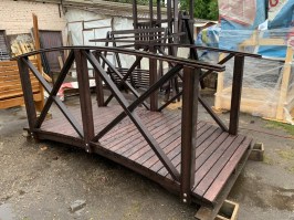 Мостик для сада под заказ в Минске 0011