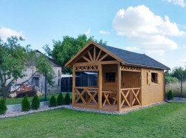 Беседка с хозблоком 0564