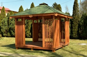 Беседка  деревянная 0617
