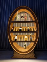 Мини-бар с подсветкой из дерева под заказ 0018