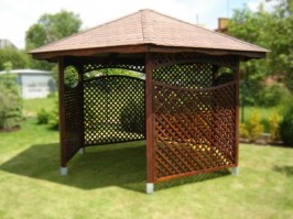 Деревянная беседка 0682