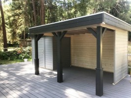 Беседка деревянная 0881