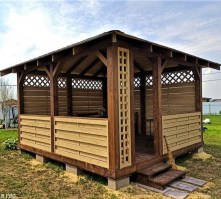 Беседка садовая из дерева 0867