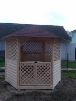Беседка садовая из дерева 0314