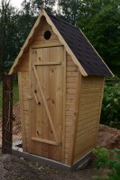 Туалет деревянный 0032