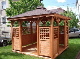Беседка деревянная садовая 0301