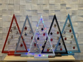 Елка-рамка из дерева декоративная 0043