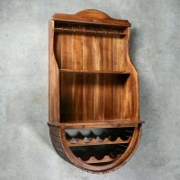 Мини-бар из дерева под заказ (дуб) 0010