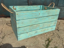 Ящик для хранения из дерева 0005