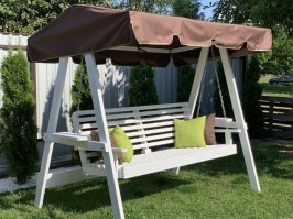 Качели садовые ЭКО 0089 (с тентом серии ПРЕМИУМ)