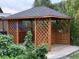 Беседка деревянная садовая 0191