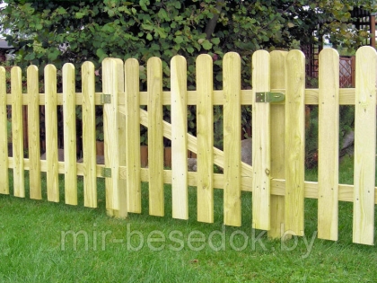 Забор деревянный 0001