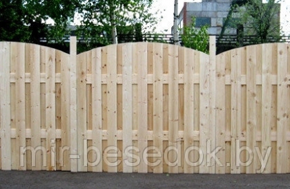 Забор деревянный 0004