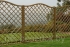 Забор деревянный решетчатый 0010