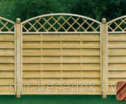 Забор деревянный 0011