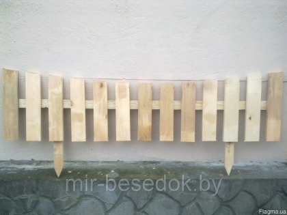 Забор деревянный декоративный 0014