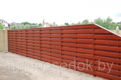 Забор деревянный 0022