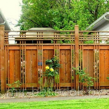 Забор деревянный 0033