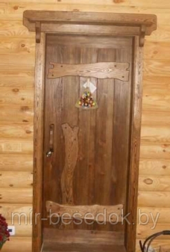 Двери под старину деревянные 0011