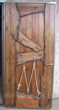 Двери деревянные под старину купить в Минске 0012