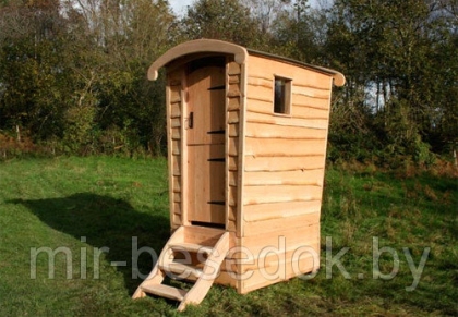 Туалет деревянный для дачи 0017