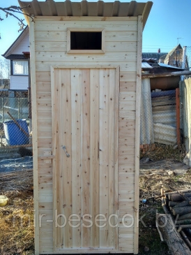 Туалет деревянный  для дачи 0023
