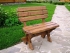 Скамейка деревянная садовая для дачи 0067