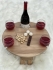 Столик для вина, круглый, складной (дуб) 0052