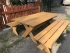 Комплект мебели садовой деревянной (стол и две скамейки) 0021