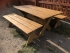 Комплект мебели садовой деревянной (стол и две скамейки) 0021